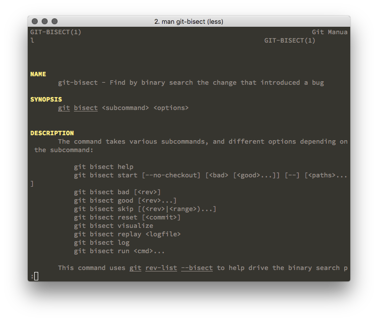 man git-bisect